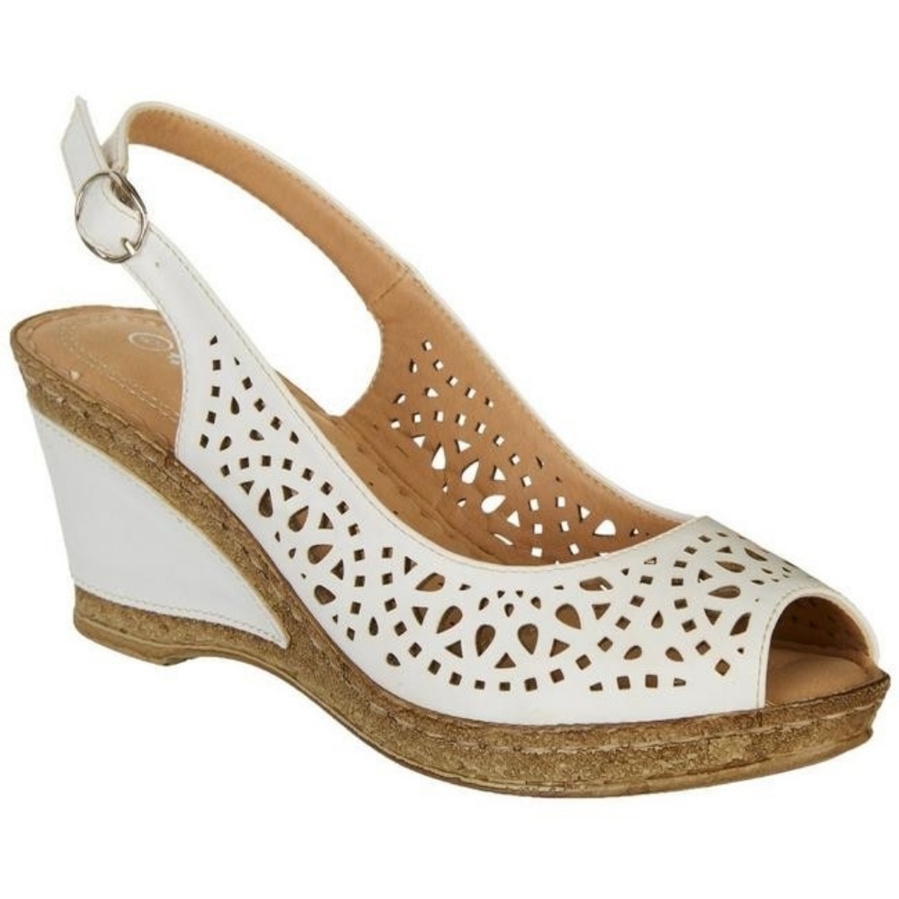 Patrizia by Spring Step Ginny Wedge Sandal Size 40